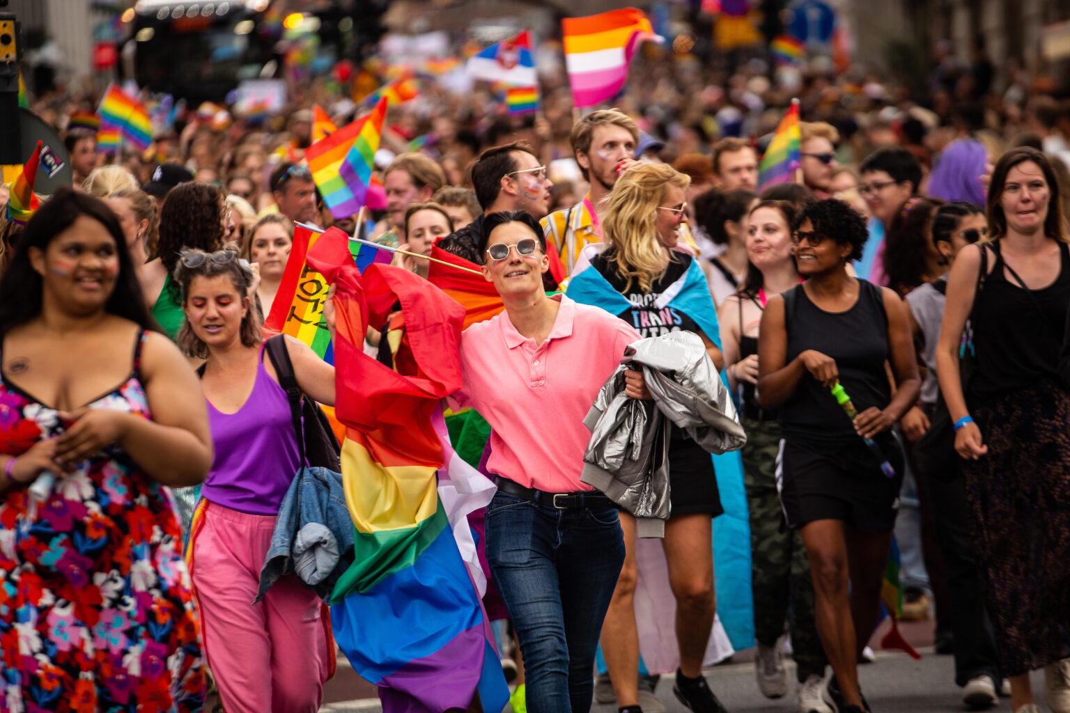 Pride 2024 Stockholm Time Perl Trixie